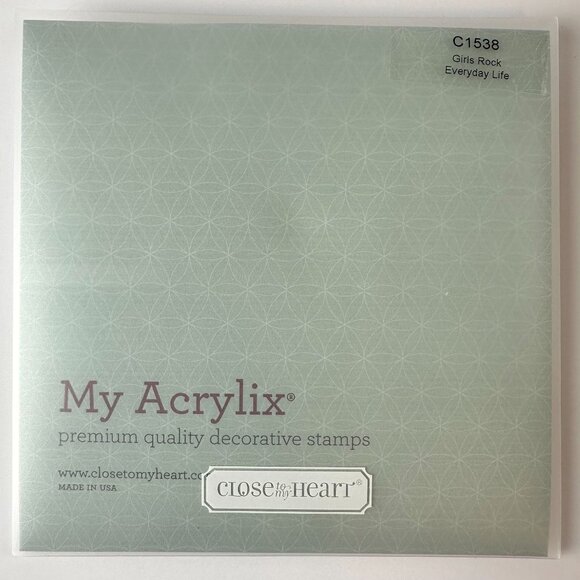 My Acrylix Girls Rock Everyday Life Decorative Stamps - Picture 2 of 2